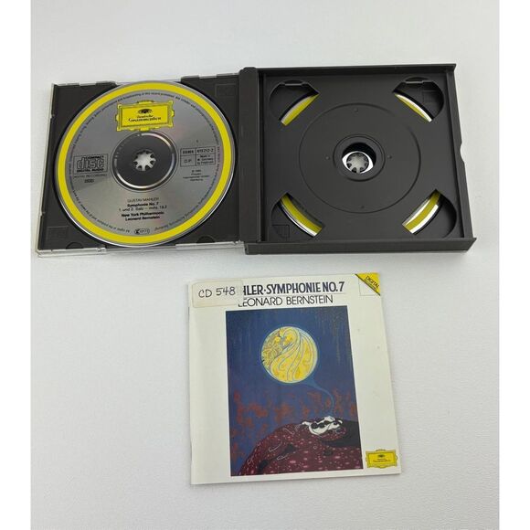 Gustav Mahler's Symphony No. 7 New York Philharmonic Leonard Bernstein 2 CD Set - Picture 4 of 10